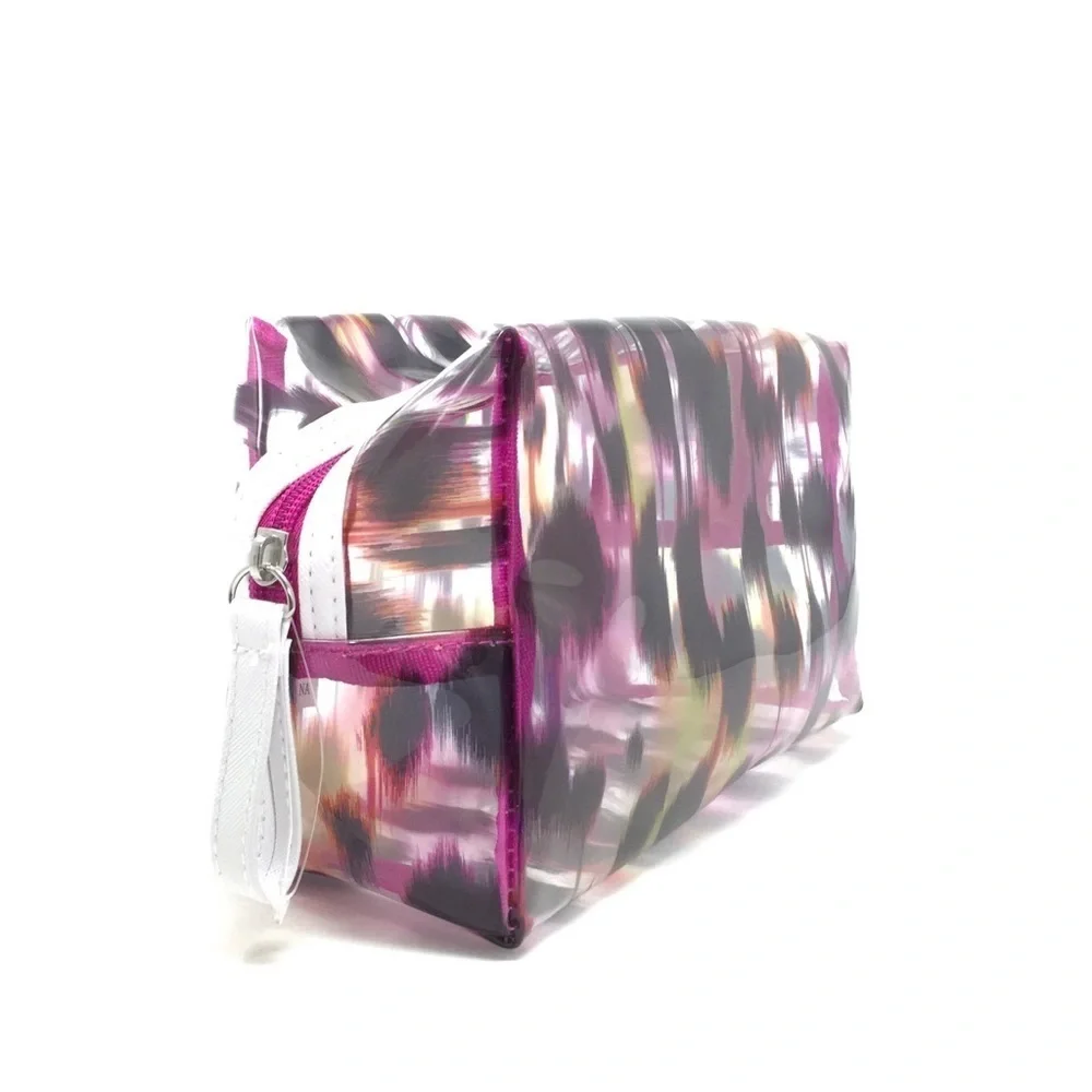 Transparent Rainbow Cheetah Print See Thru Bag